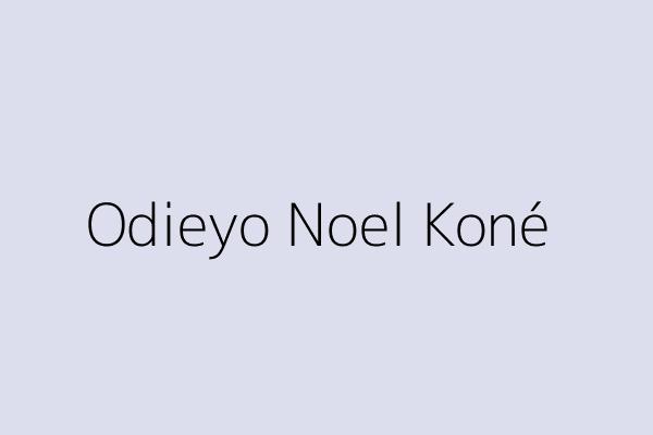 Odieyo Noel Koné